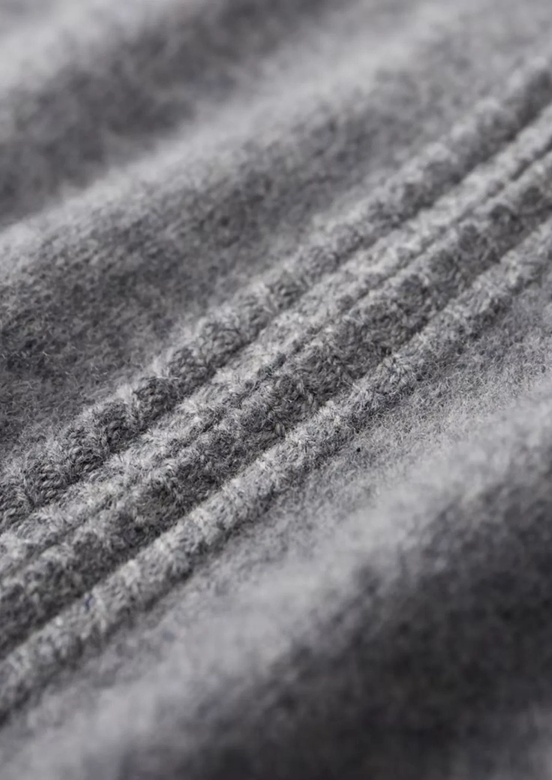 Merino Wool Zip Cardigan