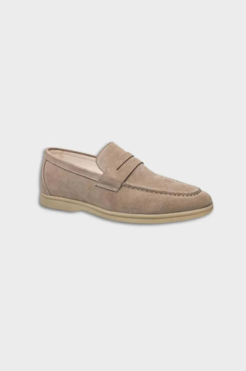 Classic Penny Suede Loafers