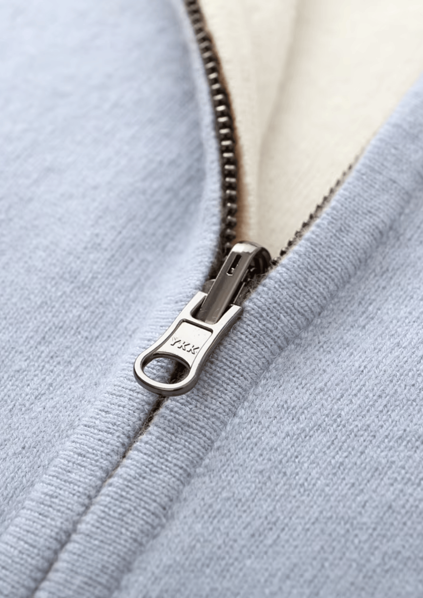 PURE EXTRA-FINE MERINO WOOL ZIP CARDIGAN