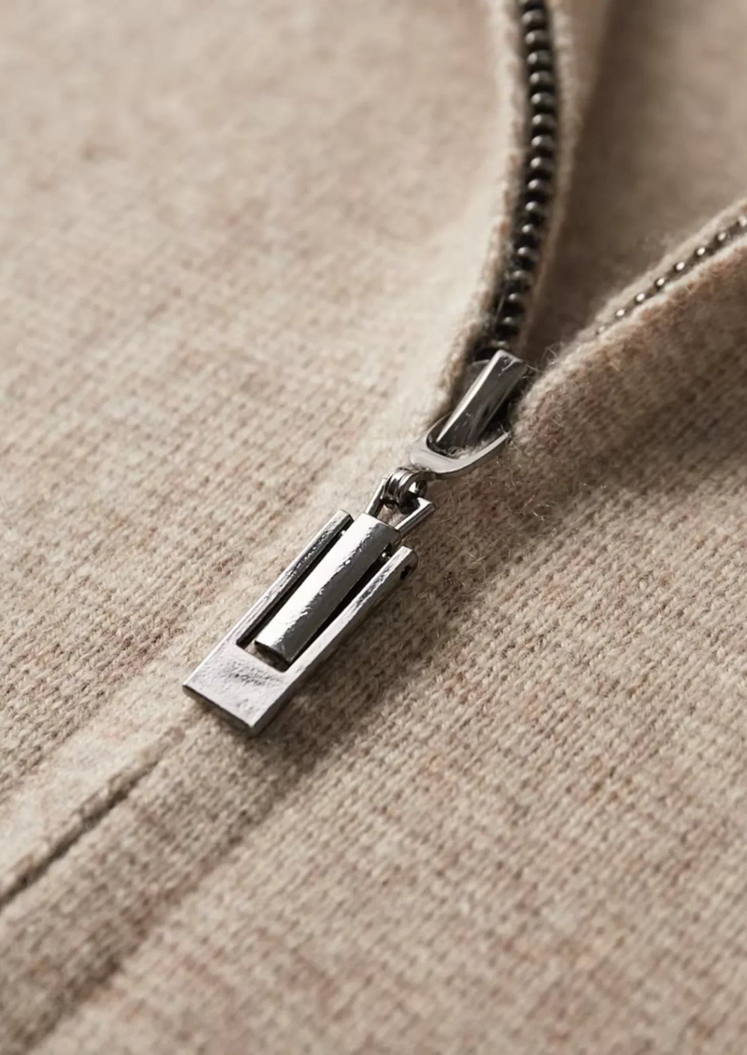 Fine Merino Wool Zip Cardigan