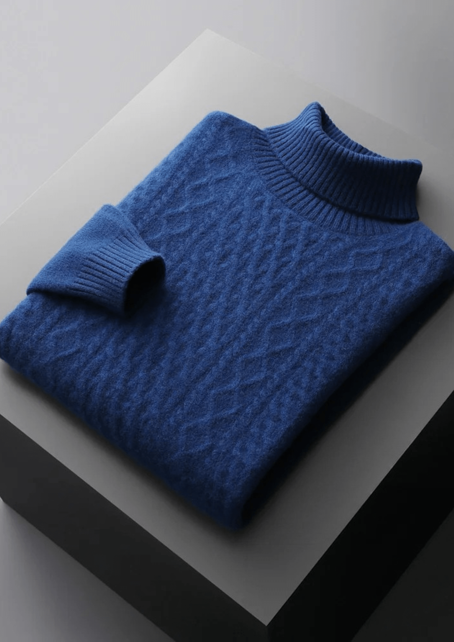 PURE EXTRA-FINE MERINO WOOL WINTERTIME ROLLNECK