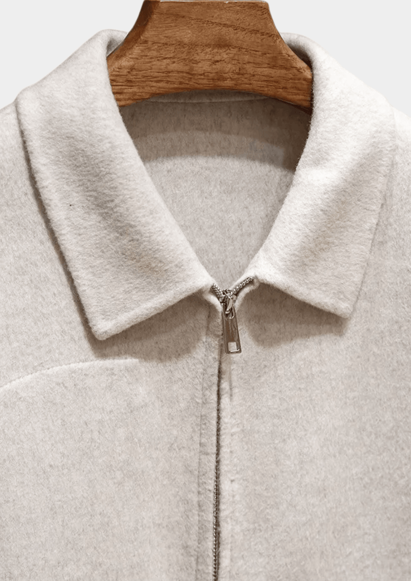 SANTONI COTTON BOMBER JACKET