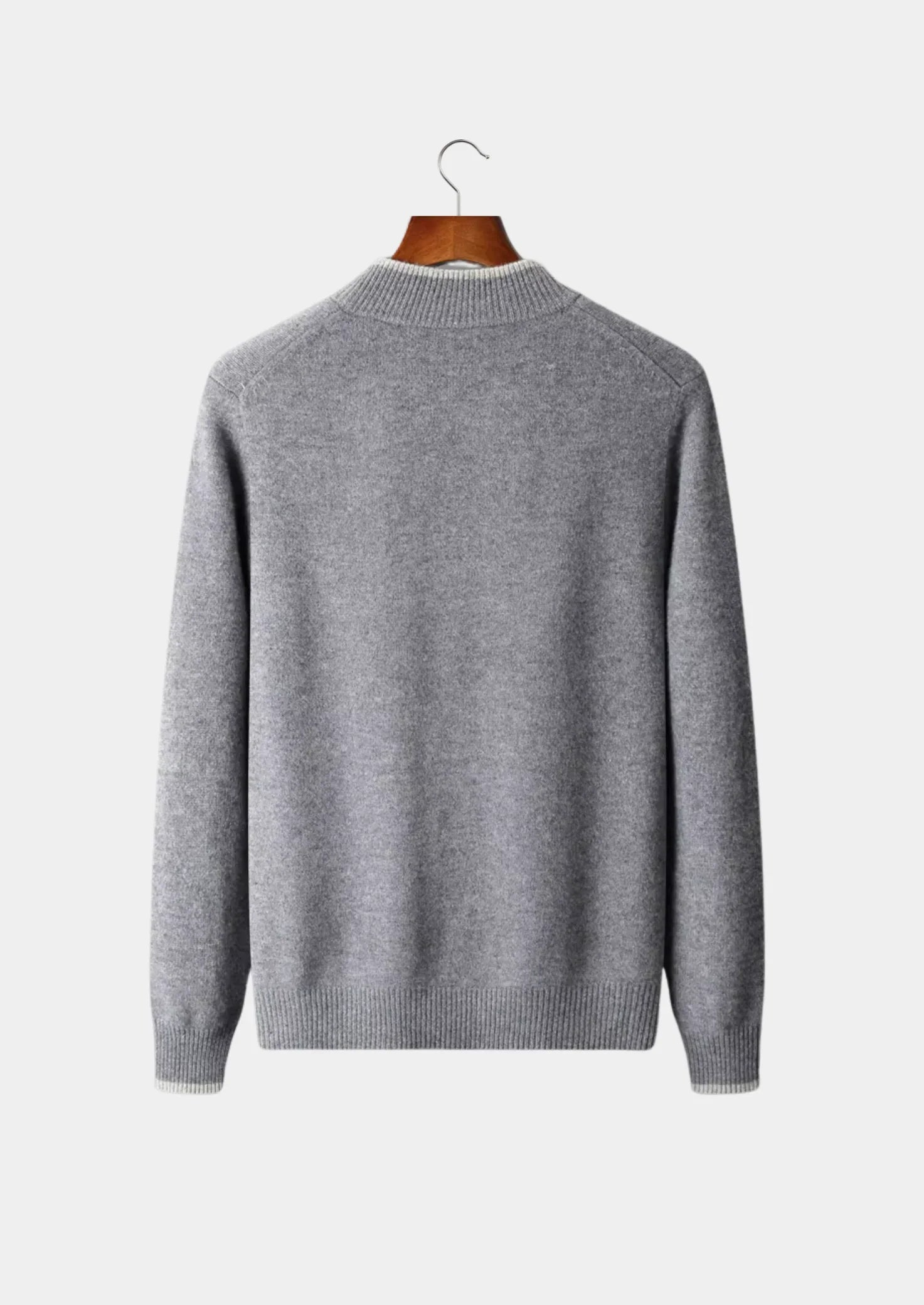 Merino Wool Zip Cardigan