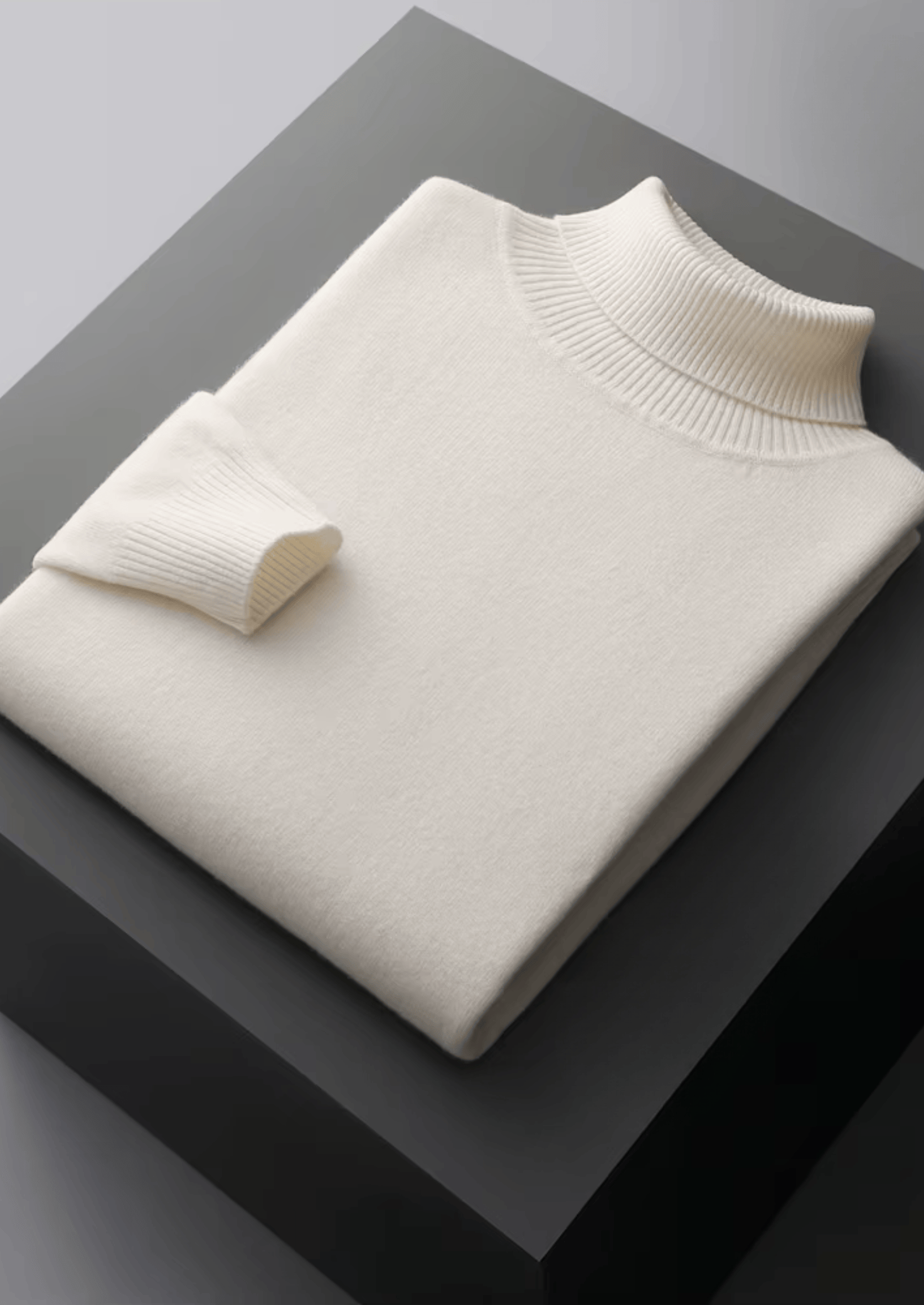 Pure Extra-Fine Merino Wool Classic RollNeck