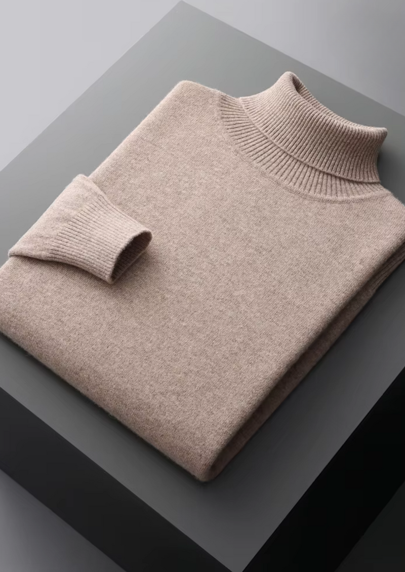 Pure Extra-Fine Merino Wool Classic RollNeck