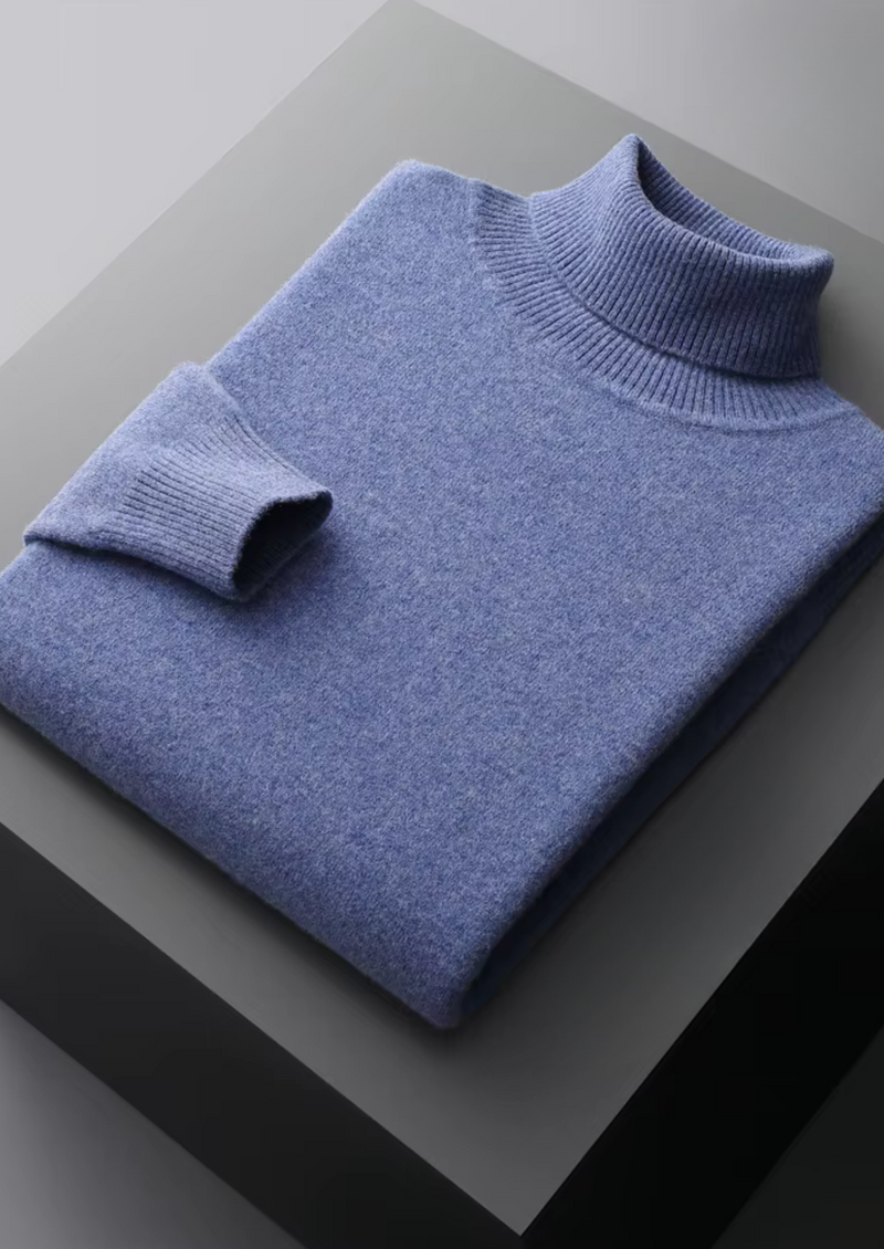 Pure Extra-Fine Merino Wool Classic RollNeck