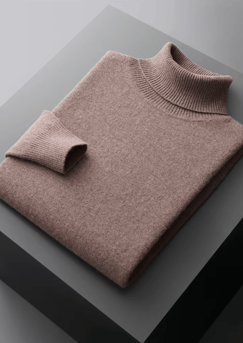 Pure Extra-Fine Merino Wool Classic RollNeck