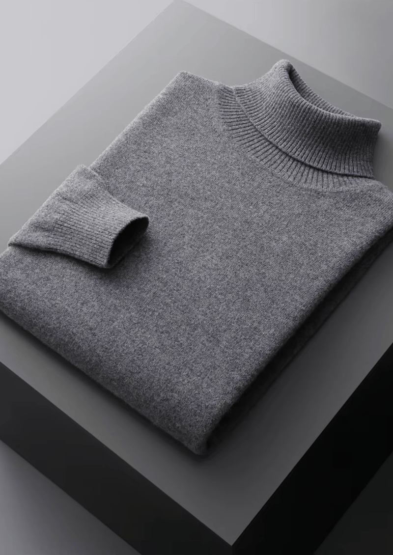 Pure Extra-Fine Merino Wool Classic RollNeck