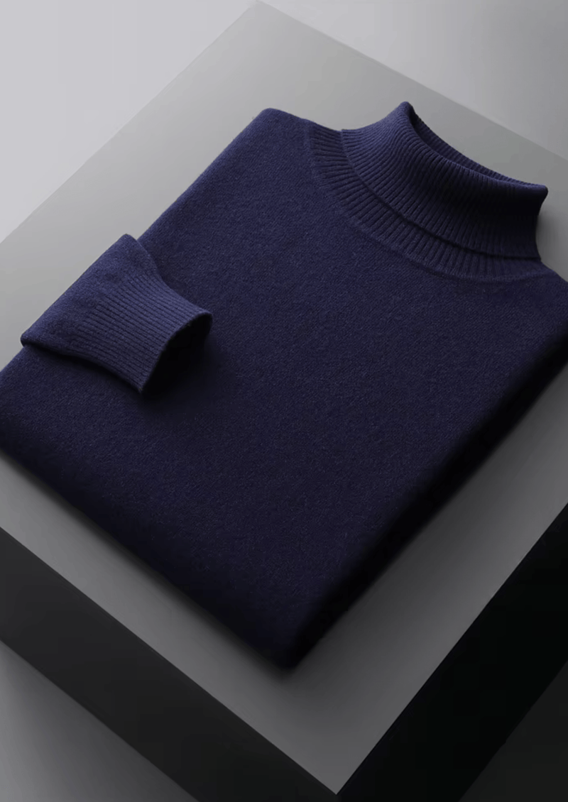 Pure Extra-Fine Merino Wool Classic RollNeck
