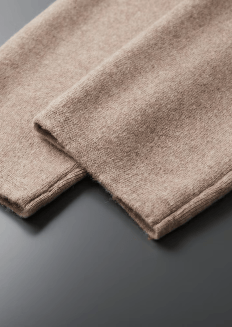 PURE EXTRA-FINE MERINO WOOL LEISURE TROUSERS