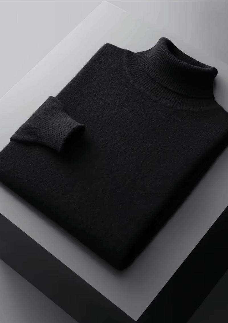 Pure Extra-Fine Merino Wool Classic RollNeck
