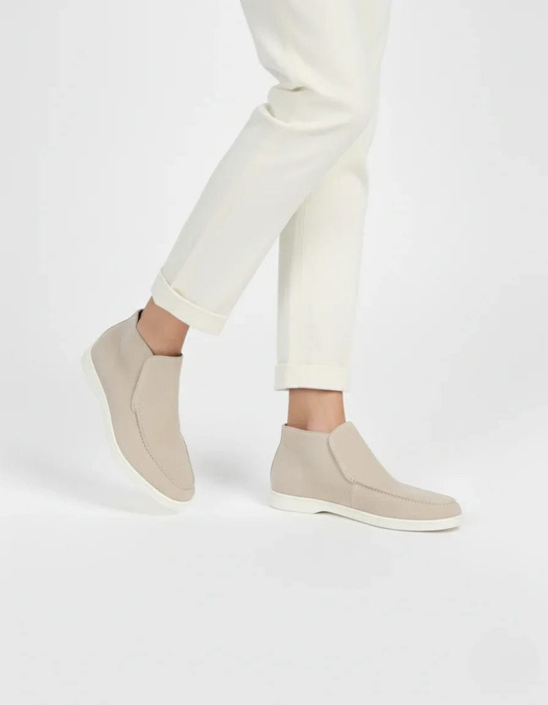 London High Suede Loafers