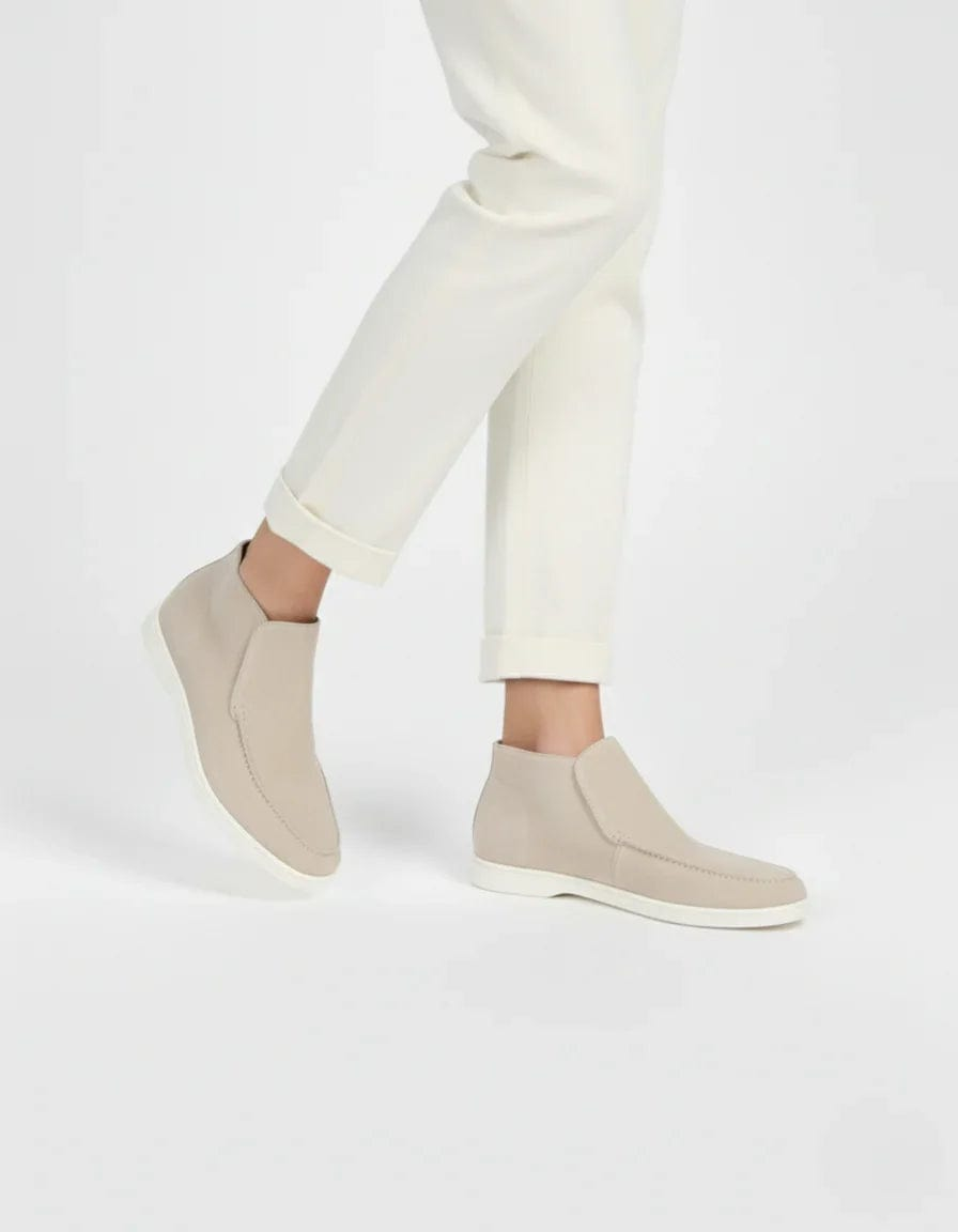 London High Suede Loafers