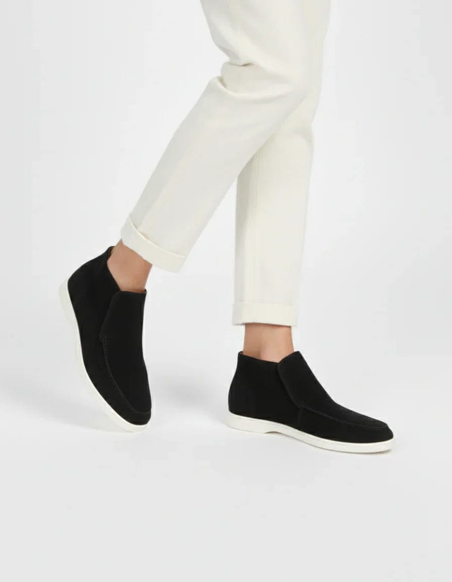 London High Suede Loafers