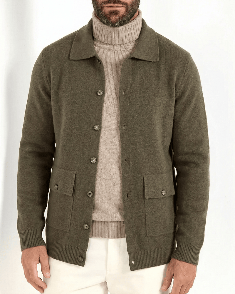 Cashmere Button Jacket