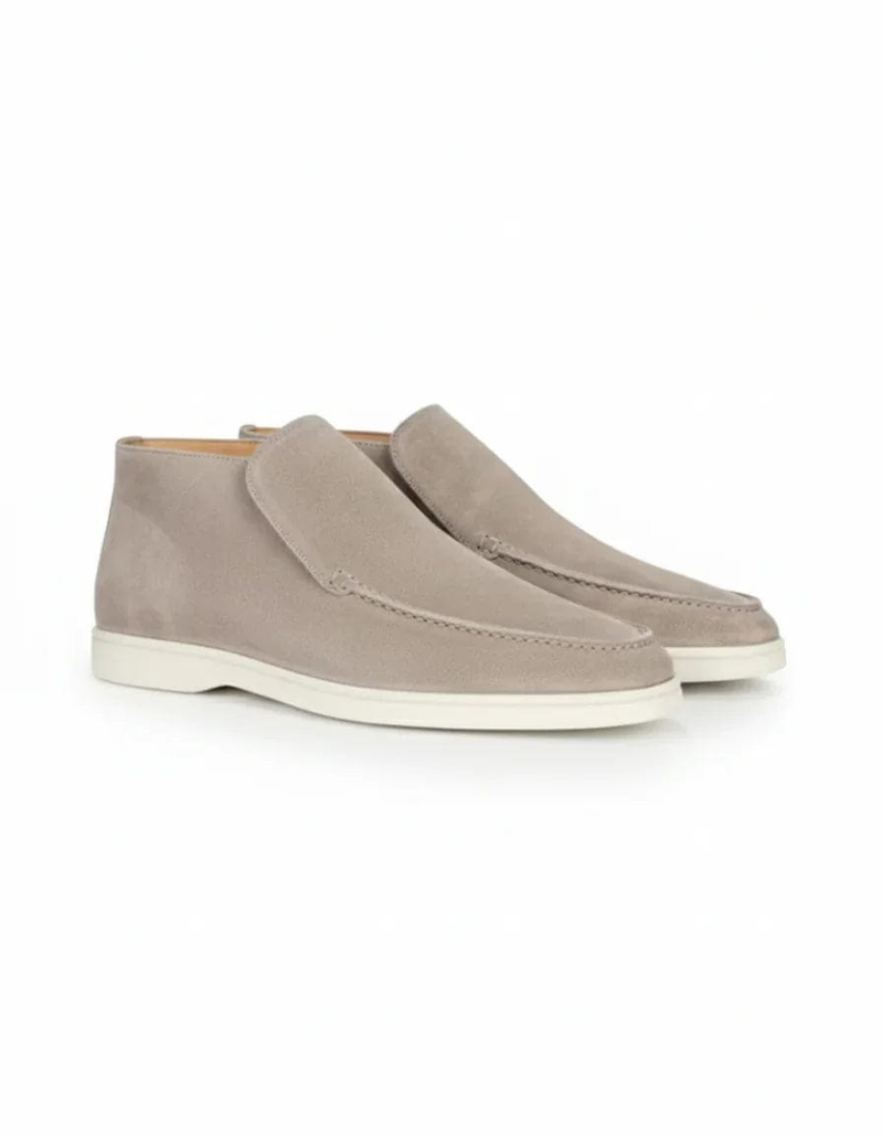 London High Suede Loafers