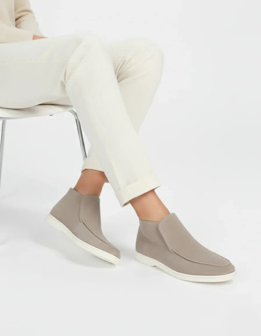 London High Suede Loafers