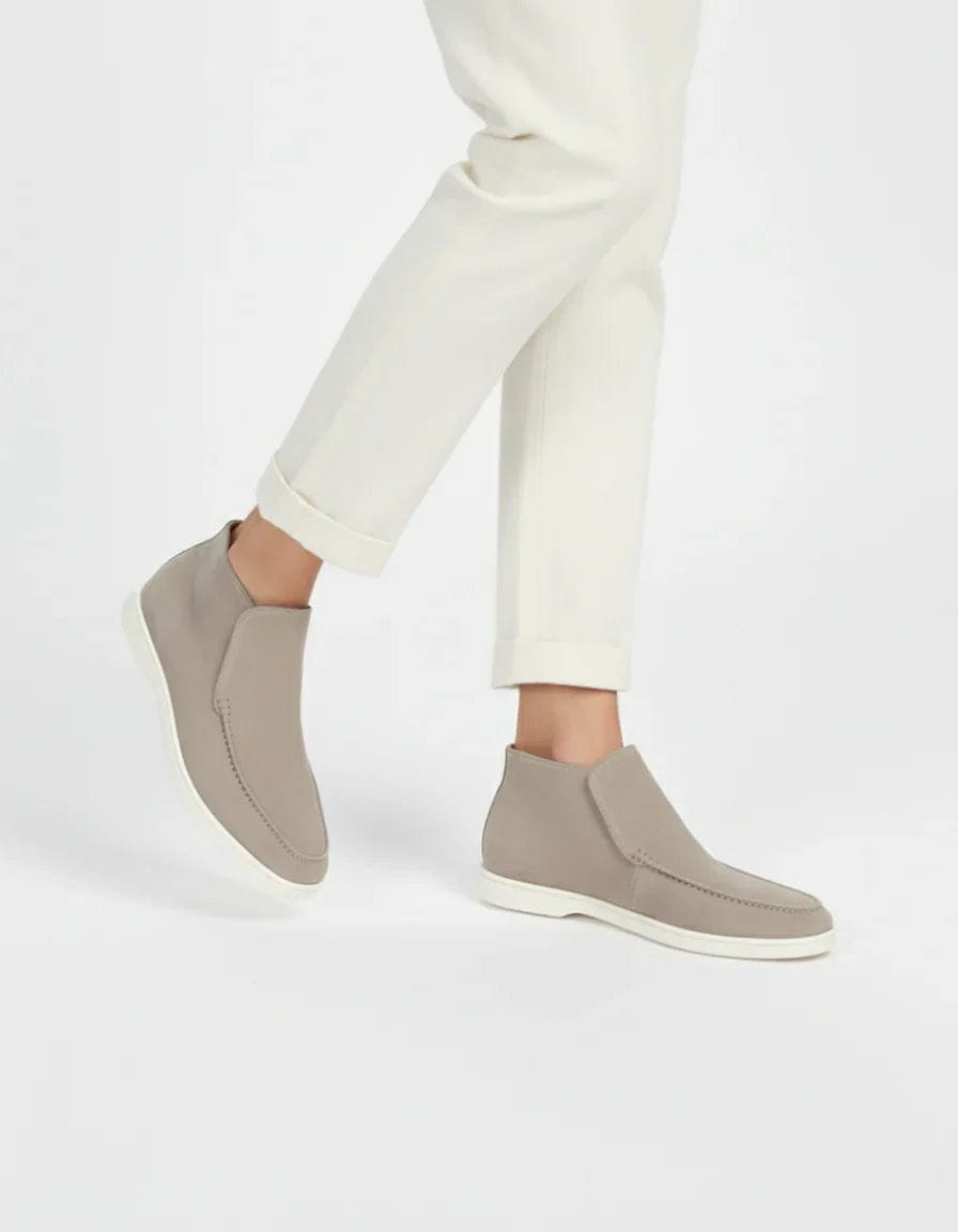 London High Suede Loafers