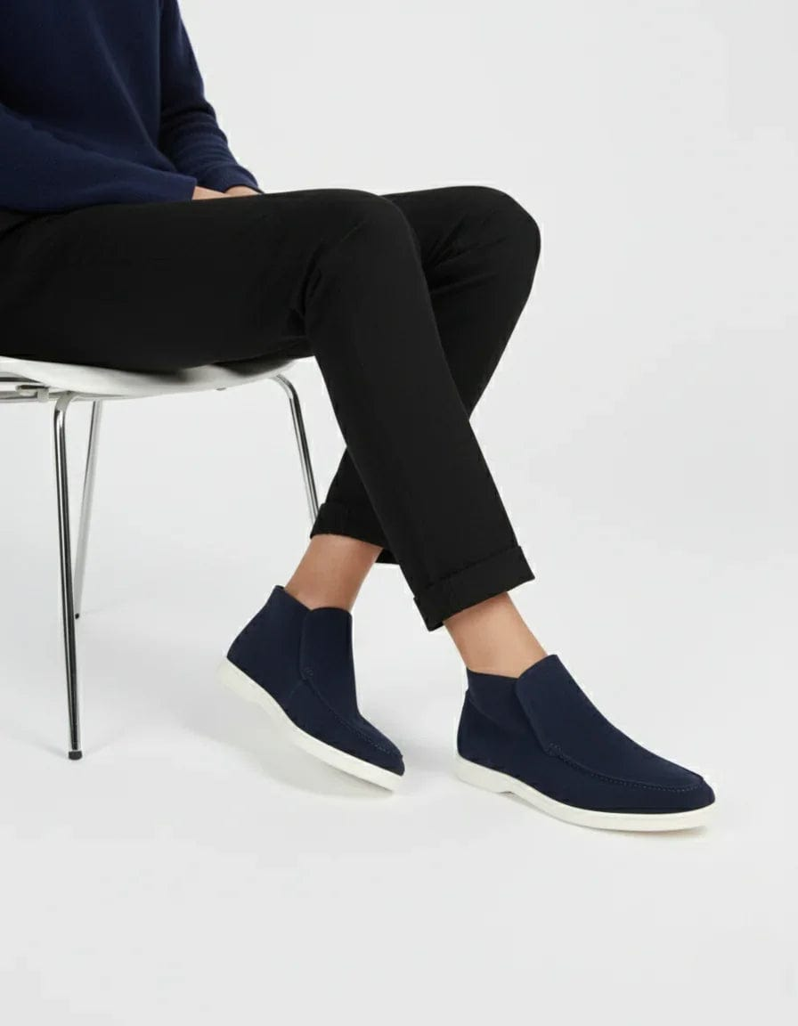 London High Suede Loafers