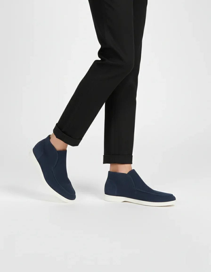 London High Suede Loafers