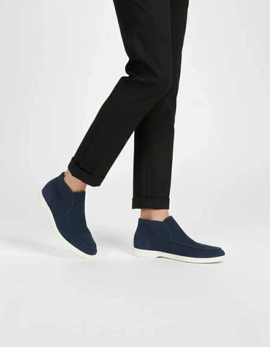 London High Suede Loafers