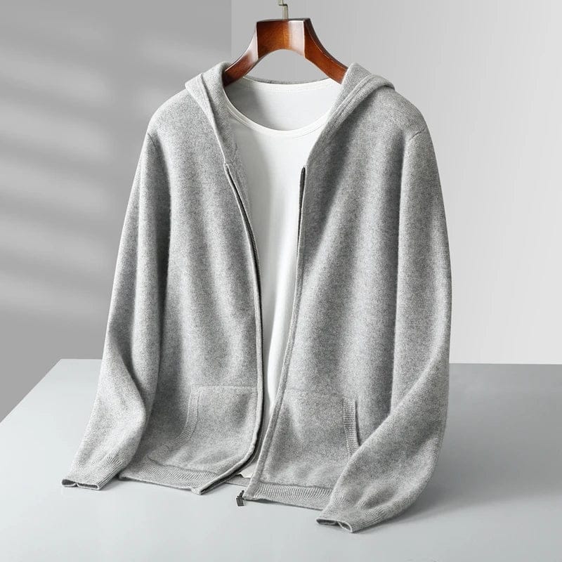 Caruso Cashmere Zip Hoodie