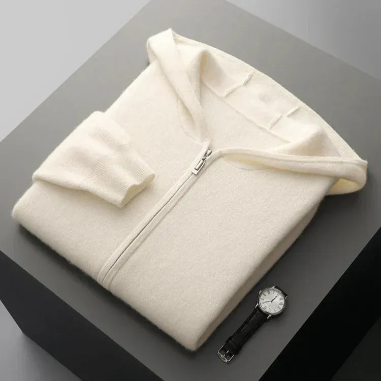 Caruso Cashmere Zip Hoodie