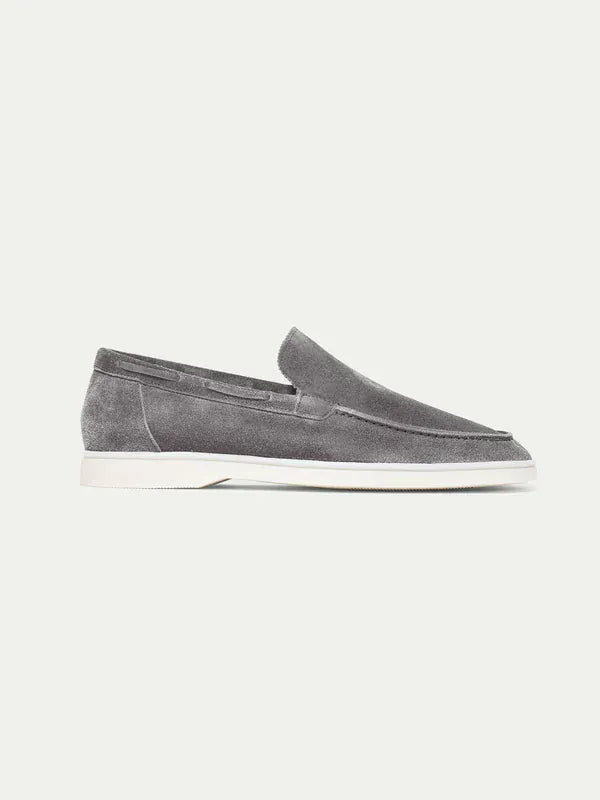 Suede Summer Loafer Gray