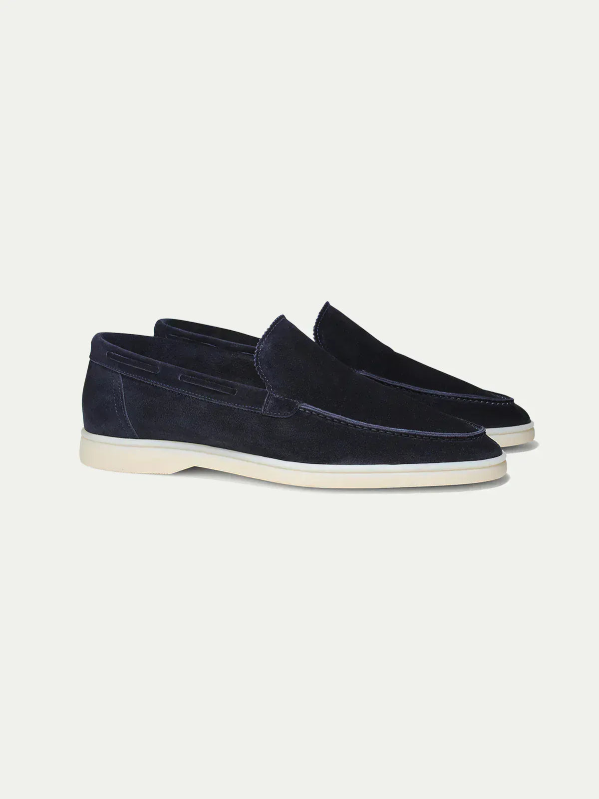 Suede Summer Loafer Navy Blue