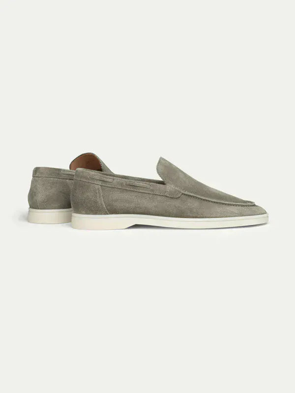 Suede Summer Loafer Olive Green
