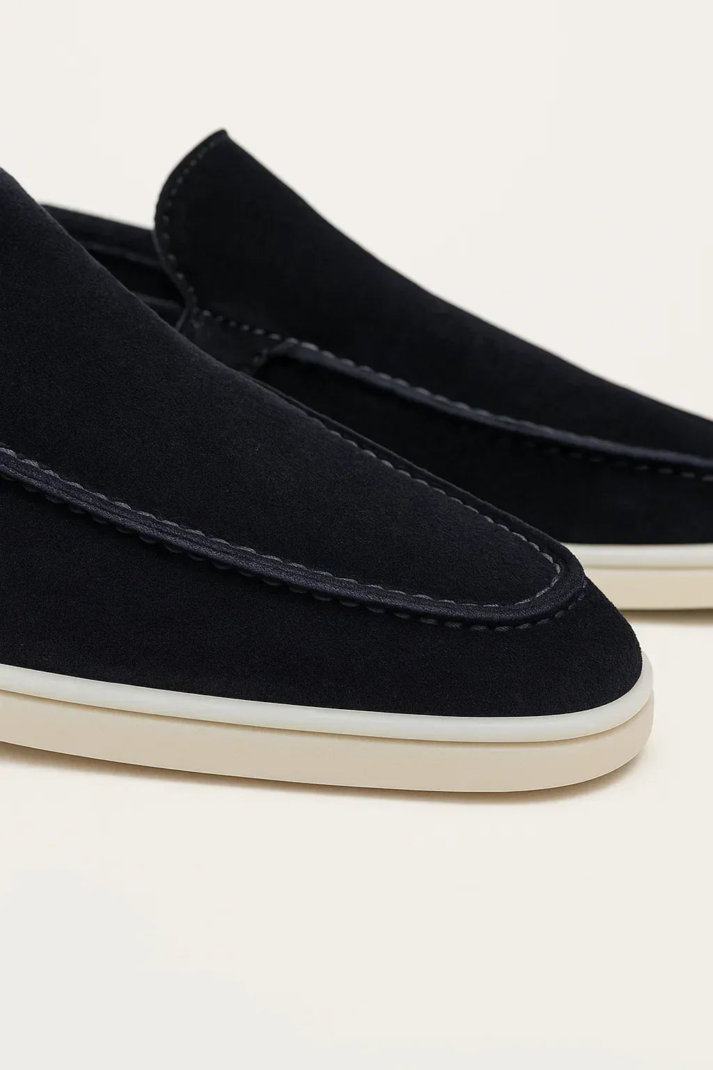 Suede Summer Loafer Navy Blue