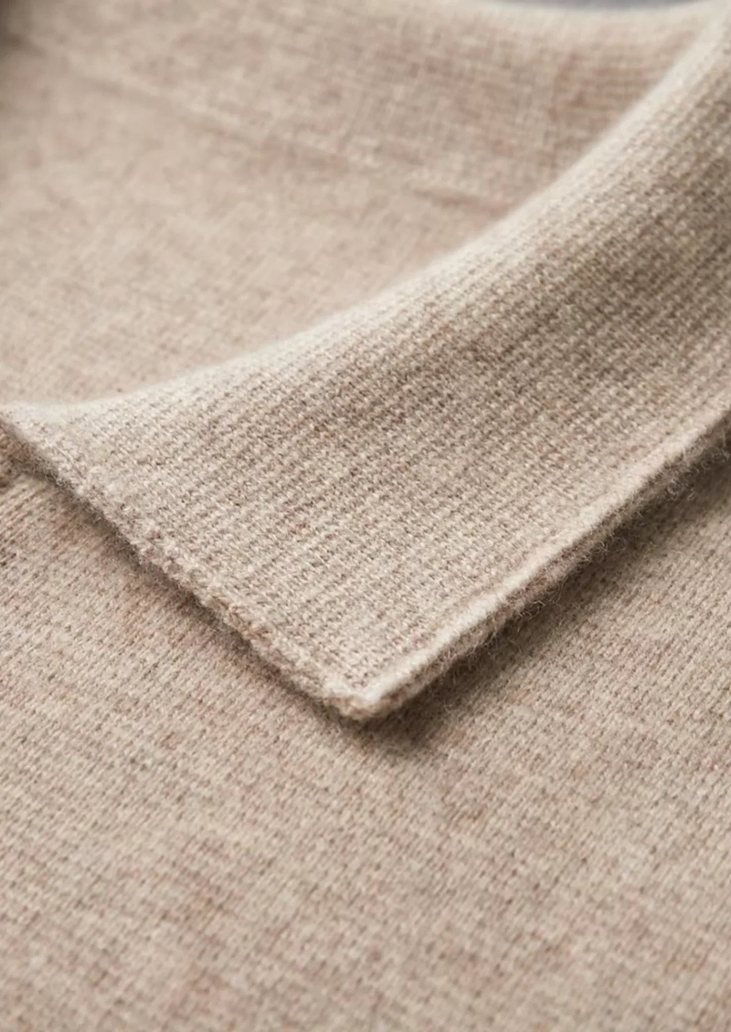 Fine Merino Wool Zip Cardigan