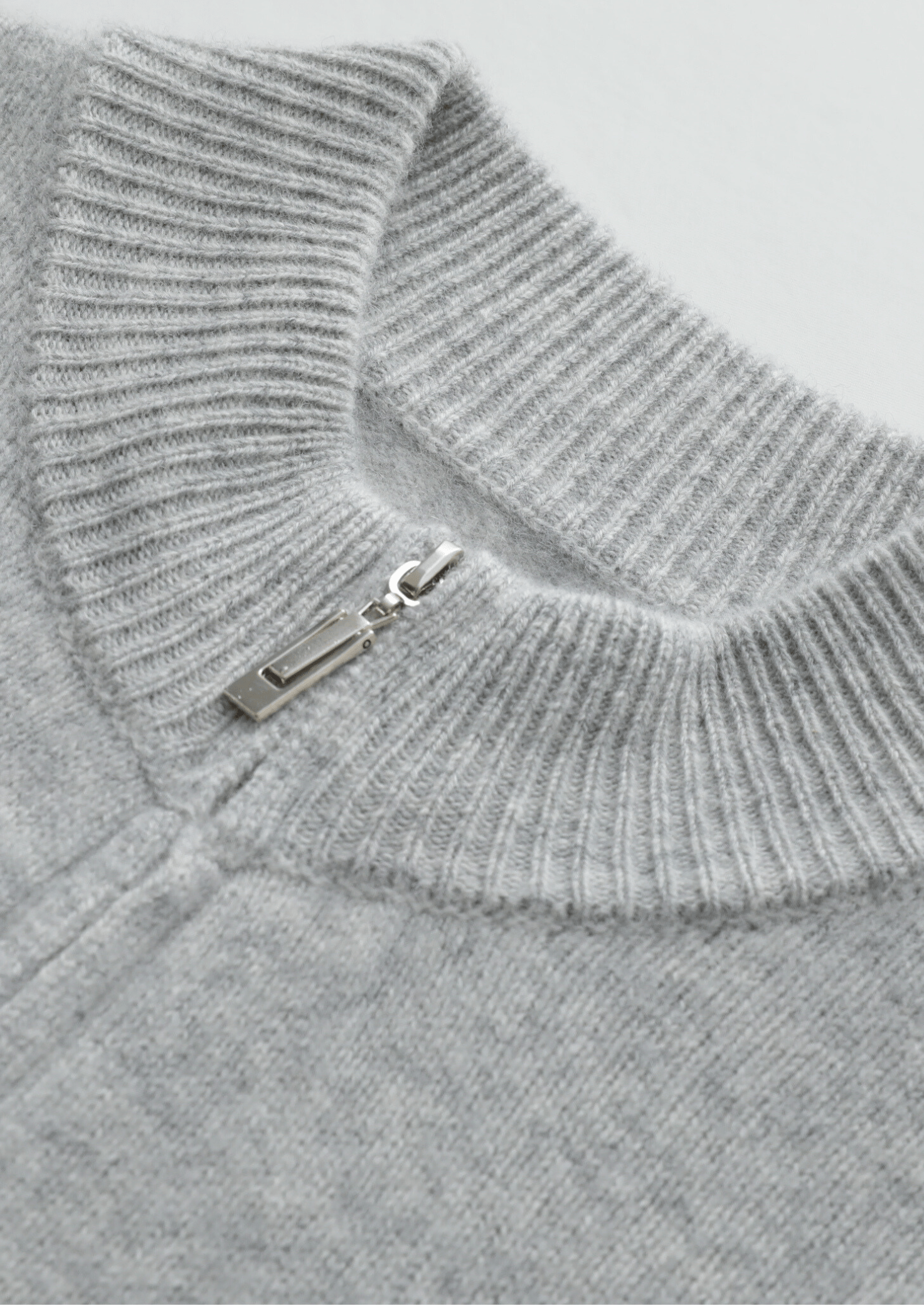 Pure Extra-Fine Merino Wool Luzzo Set - Light Gray