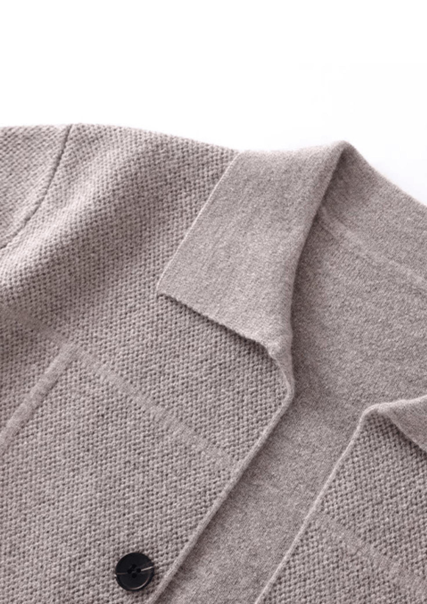 PURE EXTRA-FINE MERINO WOOL BUTTON OVERSHIRT