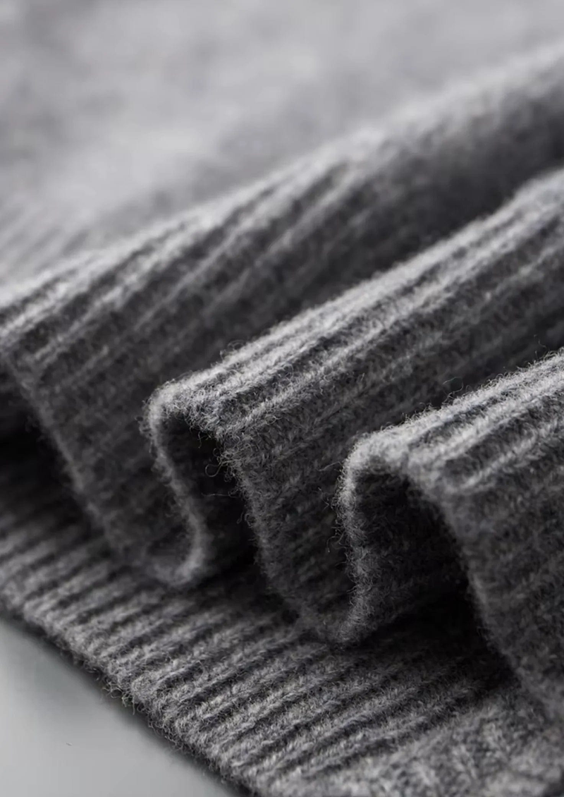 Merino Wool Zip Cardigan