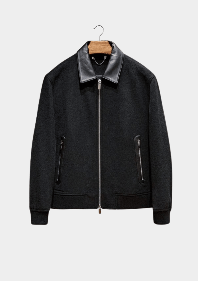 PREMIUM CASHMERE BOMBER JACKET