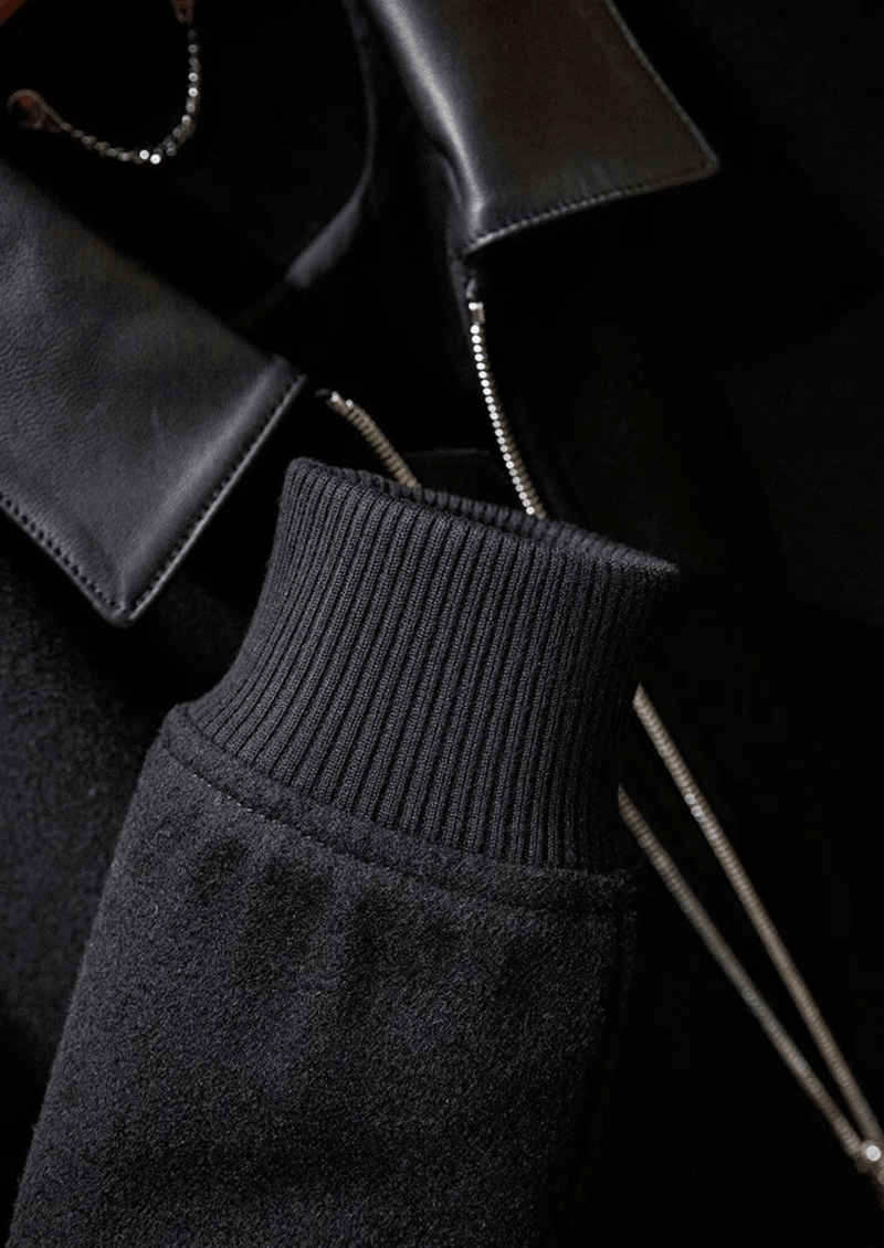 PREMIUM CASHMERE BOMBER JACKET