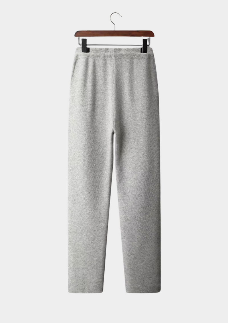 PURE EXTRA-FINE MERINO WOOL LEISURE TROUSERS