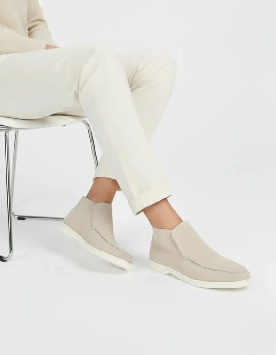 London High Suede Loafers