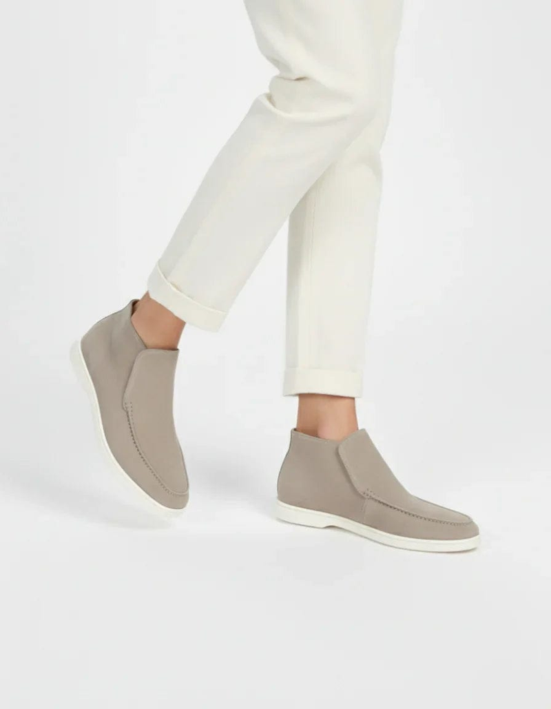 London High Suede Loafers