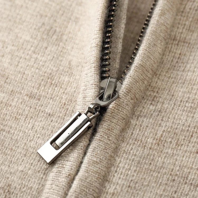 Caruso Cashmere Zip Hoodie