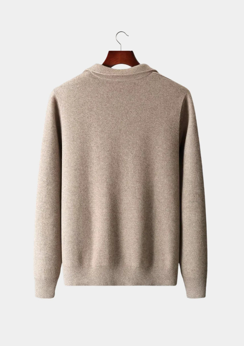 Fine Merino Wool Zip Cardigan